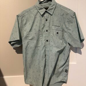 Howler Brothers Light Green Patterned Button Down Shirt